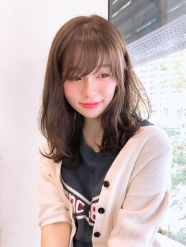 セイドット オモテサンドウ(Say. omotesando) Say.ロングレイヤーグレーベージュグレージュアッシュ韓国風青山