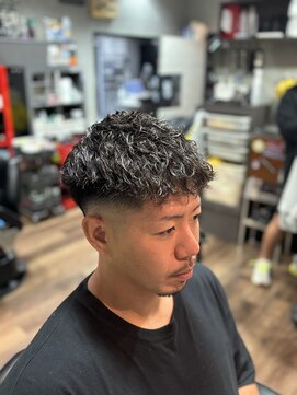 グロウヘアワークス(grow hair works) クロップスタイル×ツイストパーマ