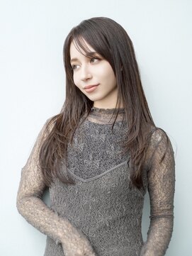 ロングレイヤー／モーブアッシュブラウン／平塚