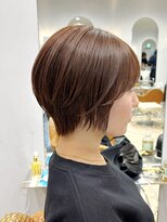 ティエラ 原宿 表参道(Tierra)&nbsp;【Tierra美侑】春におすすめ！ブラウンベージュに小顔ショート！