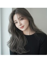 チャチャブラン アミー(cha-cha Blanc Amie)&nbsp;外はねボブ/外はねほぐれウェーブ/アッシュベージュ