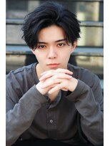 クーエフー(coo et fuu) シャドーパーマツーブロックアップバング爽やか