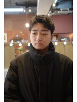 エディ(Edy) メンズスパイキーショートケアブリーチダブルカラーローライト