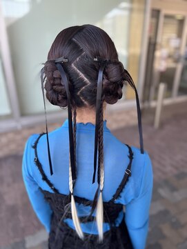 ヘアーガーデンミルクティー 新潟大学前店(Hair garden Milk tea) カチモリツインアレンジ