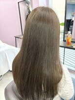 アヴァンス 難波店(AVANCE.)&nbsp;【ブリーチ無しWカラー】オリーブベージュ
