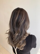 アース コアフュールボーテ 諏訪店(EARTH coiffure beaute)&nbsp;モカグレージュダブルカラーハイライトケアブリーチ