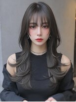 サロンドアイ(salon de i)&nbsp;韓国風くびれロング × ダークグレージュ