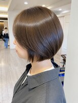 トゥルーブ バイ ファースト 富沢店(trove by first) ショートボブ×アッシュブラウン
