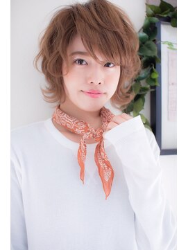 ロンド ルージュ 銀座店(Lond rouge) 【佐藤詩穂】外ハネがかわいい☆くしゅっとショート