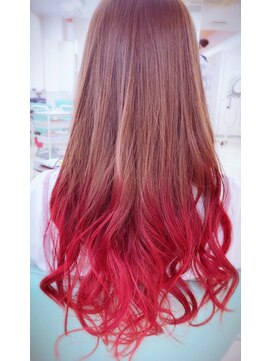 アンジュ ヘアー(ange HAIR) ☆グラデーションカラー☆マニパニ☆ヴァンパイアレッド☆