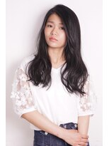 クルー(Creww KYOTO)&nbsp;ゆるめウェーブの黒髪ロング