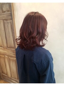 オーストヘアーベンヌ(Aust hair Bennu) ピンクブラウンカラー*