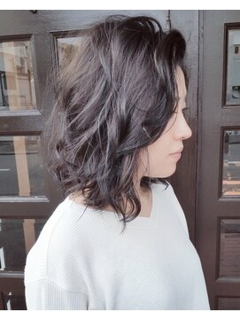 ヘアラウンジ ビジュー(hair Lounge Bijou) アッシュグレージュロブ