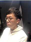 ニュアンスマッシュパーマ