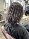 グレーアッシュバレイヤージュ