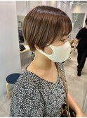 暗めカラー/ボブ/顔周り/前髪/レイヤー/髪質改善/縮毛矯正/田町