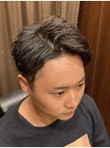 ナチュラルパーマ×ビジネススタイル