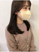 大人可愛い20代30代小顔レイヤー×チョコレートブラウン(星莉乃)