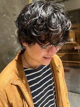 ハマモト 無造作なパーマスタイル