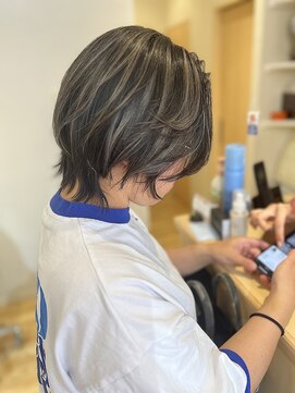 スプレンド センター南(SPLENDO hair nail supply&co.) ハイライトカラー/グレージュカラー/ウルフマッシュ/