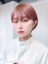 アルバム 新宿(ALBUM SHINJUKU)&nbsp;艶ショート_ピンクベージュインナーグレージュ_ba463581