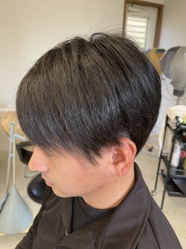 ツーブロックショート