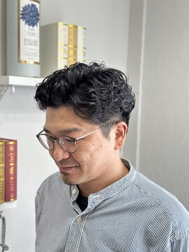 ヘアーリビングリコ 新潟笹口店(hair living Liko) メンズかきあげパーマ