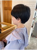 ショートボブ/耳かけショート/前髪あり/20代30代40代50代