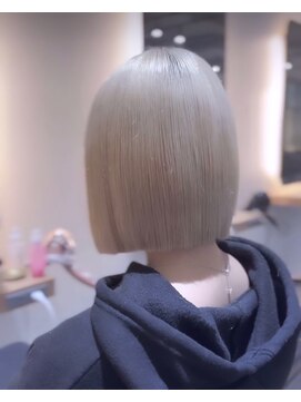 サロンドミルク 新百合ヶ丘店(salon de MiLK) ミルクティーベージュグレージュハイトーンダブルカラー