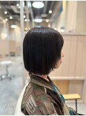 顔まわりレイヤーボブ！