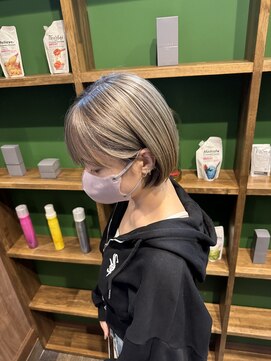 リル 海浜幕張(relle) 【海浜幕張で叶う髪質改善】ケラフェクトブリーチonカラー