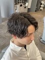 ノイセル 西本町(Noisyle) センターパート×ツイストパーマ/王道へアスタイル[本町/メンズ]