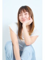 ヘアサロン ナノ(hair salon nano)&nbsp;ストレートロング/顔まわりレイヤーで柔らかさアップ♪