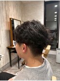 無造作×こなれ感　ラフに決まるスパイラルパーマ/ツーブロック