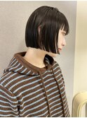 【小倉修也　かっこいい黒ミニボブ】
