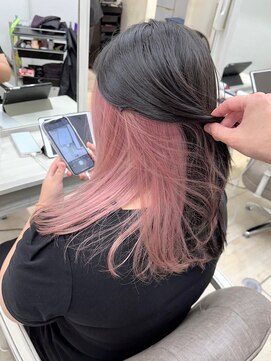 シャルム 溝の口店(charme) ピンクホワイトグレージュチェリーブラウンミニウルフ