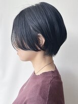 モリオフロムロンドン 原宿本店(morio from London) 【morio原宿】ショートヘア　サイドバング　黒髪　前髪無し