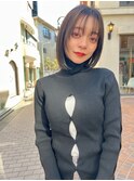 【ROJITHA原宿表参道】内巻きボブ×フォギーグレージュ