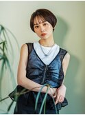 【耳掛けショート】似合わせカット/20代30代40代◎/前髪あり