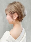 ブリーチショートおくれ毛前髪カット_ba340522