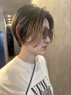 アトモスサニーテラス(Atmos sunny terrace) ハンサムショート×ハイライト/アンブレラカラー