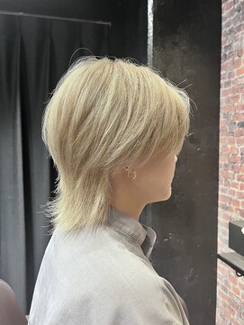 エデン(EDEN) ホワイトモカ/トリプルカラー/ウルフカット