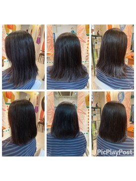 ハロー 三軒茶屋(hair Hello) ミディアム縮毛矯正