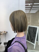 ビューブルー 亀戸錦糸町(VIEW BLUE)&nbsp;美髪シアーカラー髪質改善レイヤーカット切りっぱなしボブ