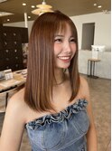 ブリーチなしベージュカラー