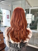 サンエンヘアー(lll_en hair) オレンジカラー