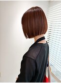 顔まわりレイヤー外ハネ韓国風ヘア髪質改善浦和ボブ