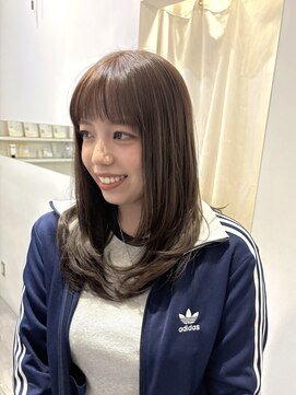 ロックワークオレンジ 西中島店(ROCK WORK ORANGE) レイヤーカット/秋カラー/顔まわりレイヤー