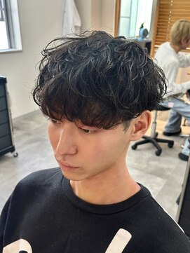 シーフ 千葉(Cyf) シャドウパーマ/ラウンドマッシュ/千葉駅/メンズパーマ/関祐翔