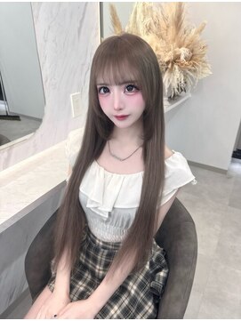 ラピス 新宿(Lapis) 【Lapis新宿】グレージュカラー/スーパーロングシールエクステ